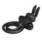Preview: Vibrator Iii Kaninchenring Für Schwarzen Penis | Pretty Love