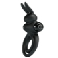 Preview: Vibrator Iii Kaninchenring Für Schwarzen Penis | Pretty Love