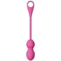 Preview: Pink Kegel ball with long handle and loop, suitable for pelvic floor training.