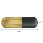Preview: Goldener Wiederaufladbarer Kugelvibrator – Pretty Love