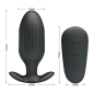 Preview: Kelly Plug Analvibrator Schwarz | Pretty Love