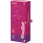 Preview: Triple Lover Rabbit Vibrator Massager Rosa – Satisfyer