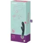 Preview: Triple Lover Rabbit Vibrator Massager Gray – Satisfyer