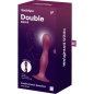 Preview: Double Ball-R Silikondildo Granat | Satisfyer