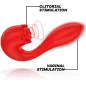 Preview: Mia - Selena Stimulator Vibrating + Flaps Red