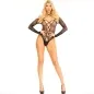Preview: Open-crotch bodysuit with black gloss – Leg Avenue