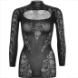 Preview: Minikleid Mit Spitze Langarm Rot | Leg Avenue