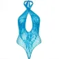 Preview: Teddy Halter with Lace Blue – Leg Avenue