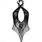 Preview: Teddy Halter with Lace Black – Leg Avenue