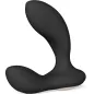 Preview: Schwarzer, ergonomisch geformter Prostatastimulator mit glatter Oberfläche, seitlich abgebildet.