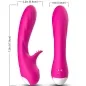 Preview: Romance Vibrator With Stimulator Fuchsia | Armony