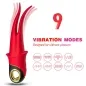 Preview: Shadow Vibrator Doppelkopf Teasing Rot – Armony
