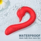 Preview: Dolphin Vibrator Multiposition & Heat Effect Red | Armony