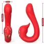 Preview: Dolphin Vibrator Multiposition & Heat Effect Red | Armony