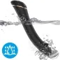 Preview: Flat-head vibrator, black silicone | Armony