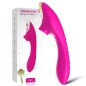 Preview: Pinker Vibrator mit Verpackung, Aufschrift "Vibration & Suction", Produktname "DUDU".