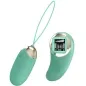 Preview: Two green, egg-shaped devices with gold accents and a display that shows settings.