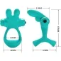 Preview: Dante Green Rabbit Vibratorring – Pretty Love
