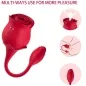 Preview: Rose Clitoral Suction Device Red | Armony
