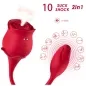 Preview: Rose Clitoral Suction Device Red | Armony