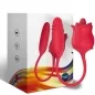 Preview: Rose Stimulator & Vibrator Red | Armony