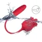 Preview: Rose Stimulator & Vibrator Red | Armony