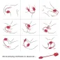 Preview: Rose Stimulator & Vibrator Red | Armony