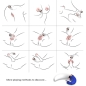 Preview: Sweetmoon Clit And G-Spot Vibrator Blue | Armony