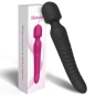 Preview: A black massage wand is shown next to packaging containing a pink wand.