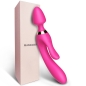 Preview: Pink massage wand with packaging, labeled "Massager".