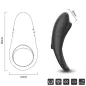 Preview: Shark Vibration Ring for Couples Black – Armony
