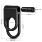 Preview: Twins Double Ring Vibrator for Couples Black – Armony