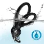 Preview: Traveler Double Ring Vibrator for Couples Rabbit Black – Armony