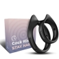 Preview: Two black penis rings in front of a package labeled "Cock Ring Stay Hard".