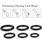 Preview: Rings Silicone Black – Armony