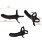 Preview: Dildo Mit Ring & Vibrator Mit Fernbedienung Schwarz  –  Armony