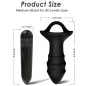 Preview: Kylin Finger Vibrator & Anal Plug with Remote Control Black – Armony
