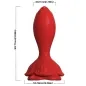 Preview: Vibrator & Anal Plug Rose In Red – Armony