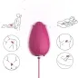 Preview: Mandala Eivibrator G-Spot Fernbedienung Fuchsia – Armony