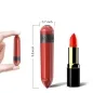 Preview: Red cylindrical object, 3.6 inches in diameter, next to red lipstick. Hand holding the object.