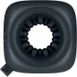 Preview: Black, square device with a round, ribbed interior and a small label on the side.