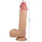 Preview: Sliding Skin Dildo Mit Saugnapf Hautfarben 23,4cm – Pretty Love