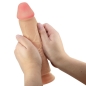 Preview: Sliding Skin Realistischer Dildo Mit Saugnapf Hautfarben 23,4cm | Pretty Love