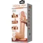 Preview: Sliding Skin Dildo Mit Saunapf Hautfarben 24cm – Pretty Love