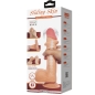 Preview: Sliding Skin Realistischer Dildo Mit Saugnapf Hautfarben 21,8cm | Pretty Love