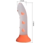 Preview: Magischer Nightfall Dildo Ohne Vibration Leuchtendes Orange | Pretty Love