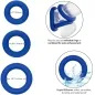 Preview: Cock Ring Set Blau – Admiral