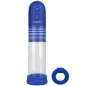 Preview: Blue, cylindrical device with buttons and a transparent middle section, next to it a blue ring.