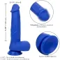 Preview: Kapitn Realistischer Dildovibrator Blau | Admiral