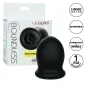 Preview: Black silicone product with packaging labeled "Boundless" and "FTM Stroker". Features: reversible, stretchable.